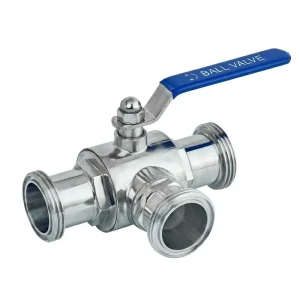 OEM Valve Factory 304 316L Stainless Steel Food Grade Sanitary Clamp Manual Ball Valve