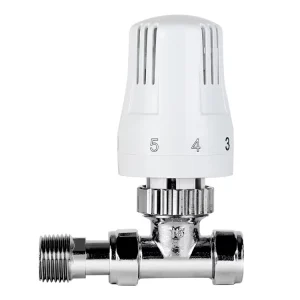 OLDE1 2″ 3 4″ Brass Thermostatic Radiator Valve Automatic Temperature Control Valve Floor Heating TRV