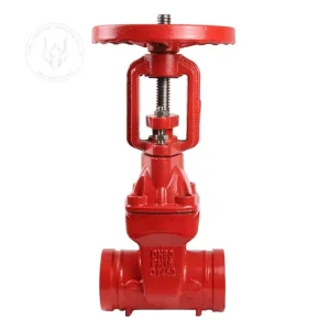OS&Y Grooved Gate Valve DN50-300 Ductile Iron Resilient Seat PN16 for Fire Sprinkler System Factory Direct