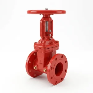 OS&Y Rising Stem Resilient Seated Flanged Ductile Iron Fire Fighting Water Soft Seal Manual Gate Valve PN16 DN50 DN300