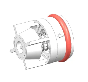 OV 10mm Water Meter Cartridge Check Valve Plastic Backflow Preventer