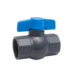 Octagonal PVC Ball Valve Threaded Plastic Water Valve Corrosion Resistant Plumbing Fitting for Water Supply