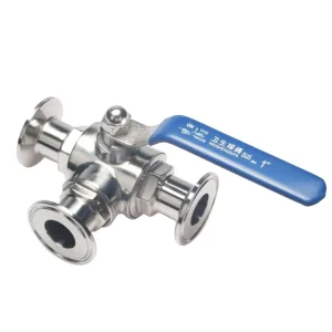 Oem Odm Industrial Sanitary Ball Valve Stainless Steel Manual 3 Way Ball Valve