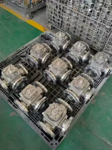 Oil Refinery Ball Valve API 6D Trunnion Class 900 RF Flange Sour Service NACE