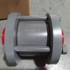 One Direction DN65 Metal Neck Flange Check Valve 2.5MPA Pressure Refrigeration Systems Ammonia 1 Year Warranty 6kg