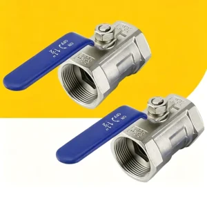 One Piece Type Stainless Steel 304 316 High Pressure Female Thread Water Oil Gas Control Ball Valve