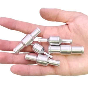 One Way 4/6/8/10/12/mm Valves Aluminium Alloy Fuel Gasoline Diesel Oil Non Return Check Valve