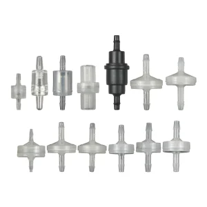 One Way Plastic Flow Check Valve with PTFE Sealing and Leak Proof Pagoda Joint PP Hose for Water Pipes Normal Temperature