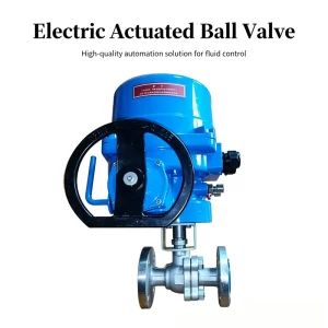 Open Close Stainless Steel Flange Explosion Proof High Temperature OEM Electric Floating Ball Valve for Oil Applications