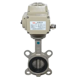Open Closed Type C810 C Carbon Steel 2 2 Way Electric Centerline Butterfly Valve AC380V AC220V DN50 DN800 0 16bar