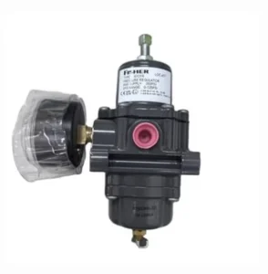 Original 67C 67D Series Gas Pressure Reducing Valve With Optional Pressure Gauge Smart Bleed Outlet Pressure