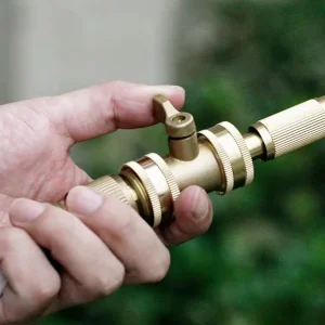 Outdoor Faucet Irrigation System Hose Connector Shutoff Brass Stop Valve for Garden