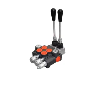 P40 P80 Series Hydraulic Monoblock Directional Control Valve 1-10 Spool Manual Joystick Operated For Tractor Loader Excavator