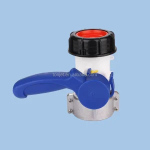 PE Aluminum Clamp Butterfly Valve 62mm or 75mm to S60x6 Removable Seat Industrial Valve