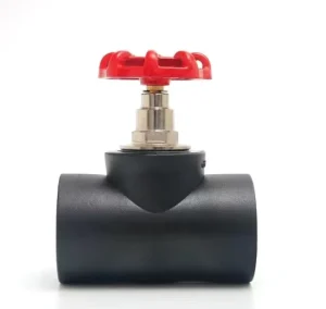 PE Stainless Steel stem Globe Valve with Hot Melt Connection Customizable