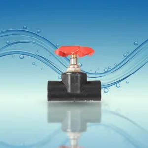 PE Water Supply Pipe Valves Salt-Proof Chemically Resistant ISO Standard Customized