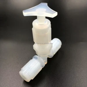 PFA 1/4 Flare Needle Valve Durable Consistent Performance
