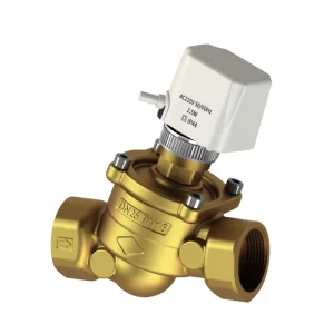 PICV Brass Balancing Valve Electric Automatic Flow Setting Meter for Water Control HVAC System DN80 PN16
