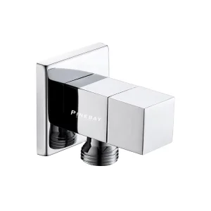 PINEBAY Angle Valve Shut Off Valve Gold Square Brass Water Normal Temperature Modern Hydraulic General 3 Years 3 Years 100