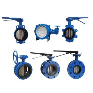 PN10/16 CE Certificate Ductile Iron Cast Iron Wafer or Lug Type Butterfly Valve