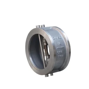 PN10 16 Wafer Type Backflow Preventer Dual Plate Butterfly Check Valve Ductile Iron Body EPDM Seat Water Control Non Return
