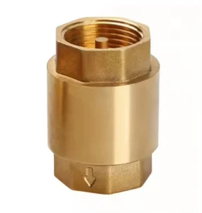 PN16 1/2-4 Inch One-Way Non Return Forged Brass Vertical Check Valve With Brass Insert for Water Supply
