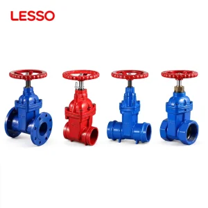 PN16 Cast Iron Gate Valve with EPDM Resilient Seat Flanged Sluice Valve for Waterworks Sewage Treatment