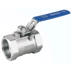 PN16 Manual Stainless Steel Female Thread 1 Piece 2 Way Ball Valve OEM
