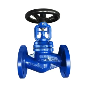 PN16 PN25 Flange Type WCB Manual Globe Valve with Bellow Seal for Hot Oil High Temperature Steam and Water Application