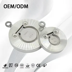 PN16 Stainless Steel SS304/316 Single Disc H74W-16P Swing Wafer Check Valve Cryogenic Non Return Valve