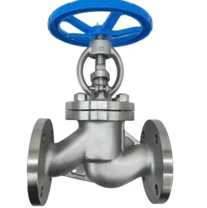 PN40 DN50 Cast Steel Manual Globe Valve with Bellows Seal for High-Temperature Steam OEM Customizable