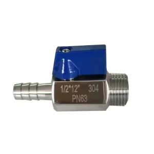PN63 Stainless Steel 304 316 Shut off Ball Valve 1 4″ BSP NPT F F Mini Ball Valve