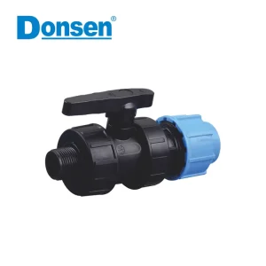 PP Compression Fittings Valve and Filters PP Male Union Valve made in China