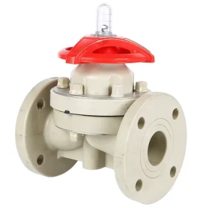 PP PPH Plastic Sanitary Manual Diaphragm Valve