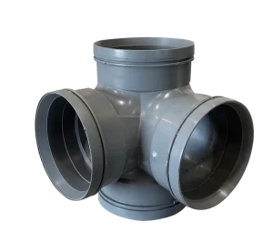 PP Smooth Low Pressure Anti Corrosion Pipe Fittings for Laboratory and Hospital Use