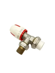 PPR Connect Brass Radiator Thermostatic Valve Angle Type Modern Flexible Hotel Use Central Heating Temperature Control 1 2″ DN15