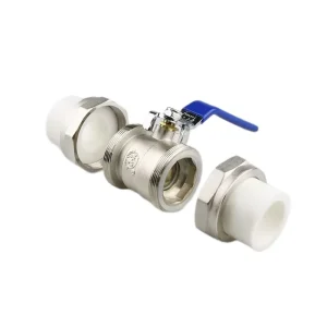 PPR Hot Melt Household Water Pipe Switch Valve Double Union Stainless Steel Brass Ball Valve