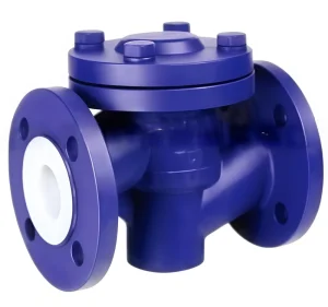 PTFE Lined Check Valve Chemical Pipeline Non Return Valve