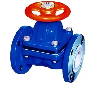 PTFE-Lined Diaphragm Valve Corrosion-Resistant Chemical Control Valve