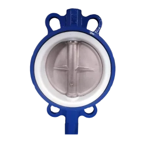 PTFE Lined Wafer Butterfly Valve Full Lining Corrosion Resistant Control Valve Custom Solenoid Valve Ball Valve Alternative
