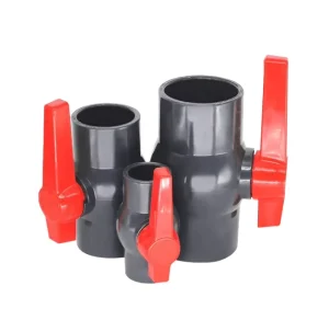 PVC Ball Valve Lightweight Corrosion-Resistant Plastic Valve for Farm Irrigation and Wastewater Treatment