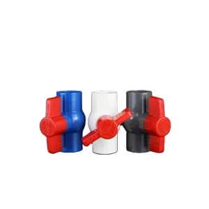 PVC Ball Valve OEM for Water Supply NPT/BIN Connections 1/2″-4″ Port Size 2 in Connection Manual Operated 3-Year Warranty