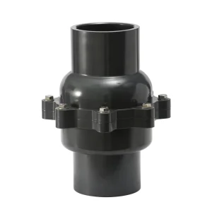 PVC Chemical Pipe Check Valve Water Supply Fittings with Flap Design Casting Technics UPVC Non Return Check Valve
