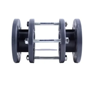 PVC Flange Ball Valve (Check Structure) for Water Pipeline Systems-Grey 20mm-200mm GS Certified