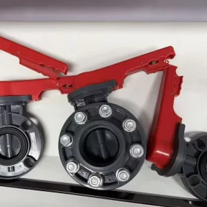 PVC Flange Butterfly Valve Manual Water Supply Control Valve Made in China