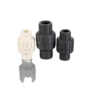PVC Manual Check Valve for Gas Oil Hydraulic Power Applications Ball Structure General Use