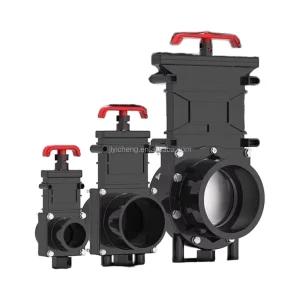 PVC Manual Plunger Valve Hand Pull Plate Fish Pond Lift Gate Switch Sedimentation Tank Drain Suction Water Valve