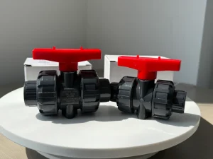 PVC True Union Ball Valve Food Grade Threaded Adapter 1/2”-4” 1.0-1.6MPa for Industrial Water Plumbing & Irrigation