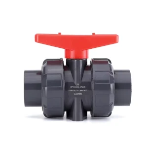PVC True Union Threaded Ball Valve Socketed Acid and Alkali-Resistant for Seawater