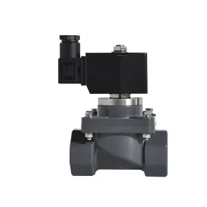 PVC UPVC CPVC Anti Corrosion Solenoid Valve 220V AC 24V DC for Seawater Hydrochloric Acid Strong Acid Alkali Resistance